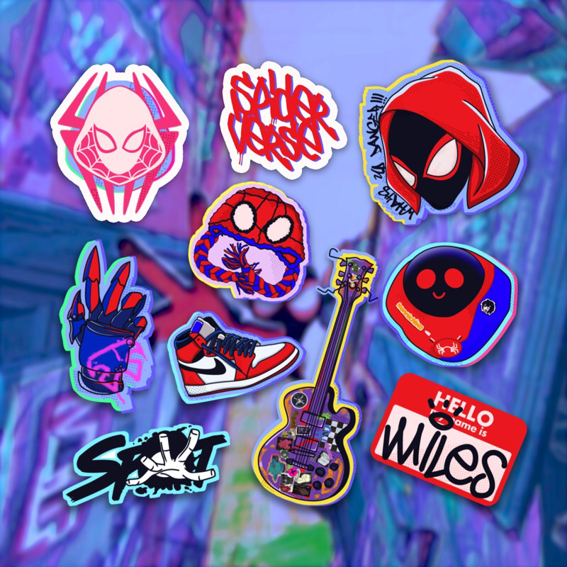 Spider-man/Spiderverse Sticker Pack | Shopee Philippines