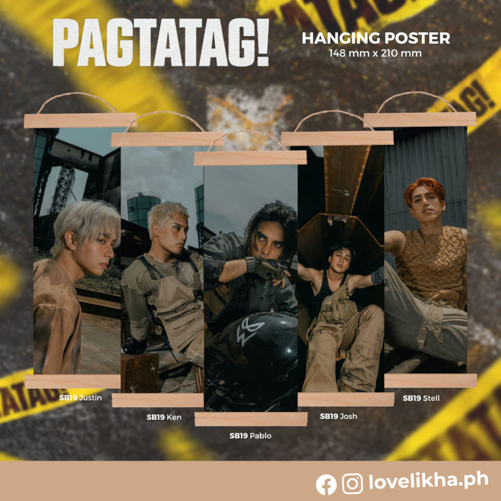 SB19 'PAGTATAG!' Hanging Poster - P-pop Gift Ideas Giveaways ...