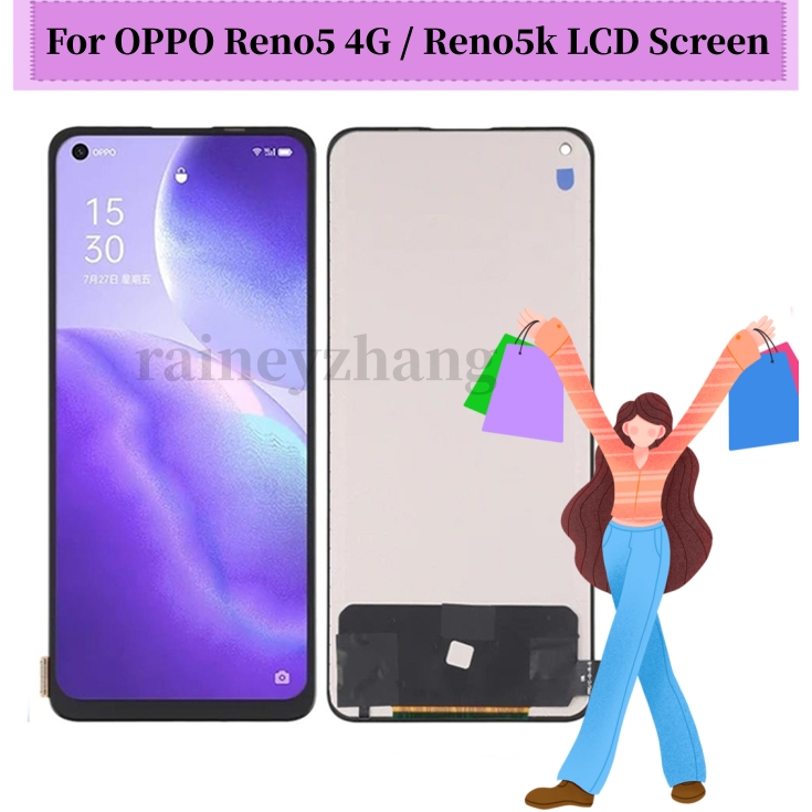 For OPPO Reno5 4G / Reno5k LCD Screen | Shopee Philippines