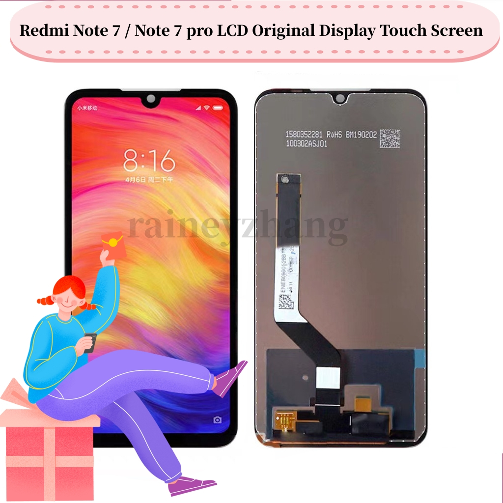 Redmi Note 7 Note 7 Pro Lcd Original Display Touch Screen Shopee