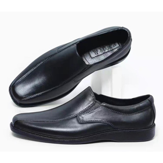 High quality rubber shoes Black school shoes for boy and men's | Shopee ...