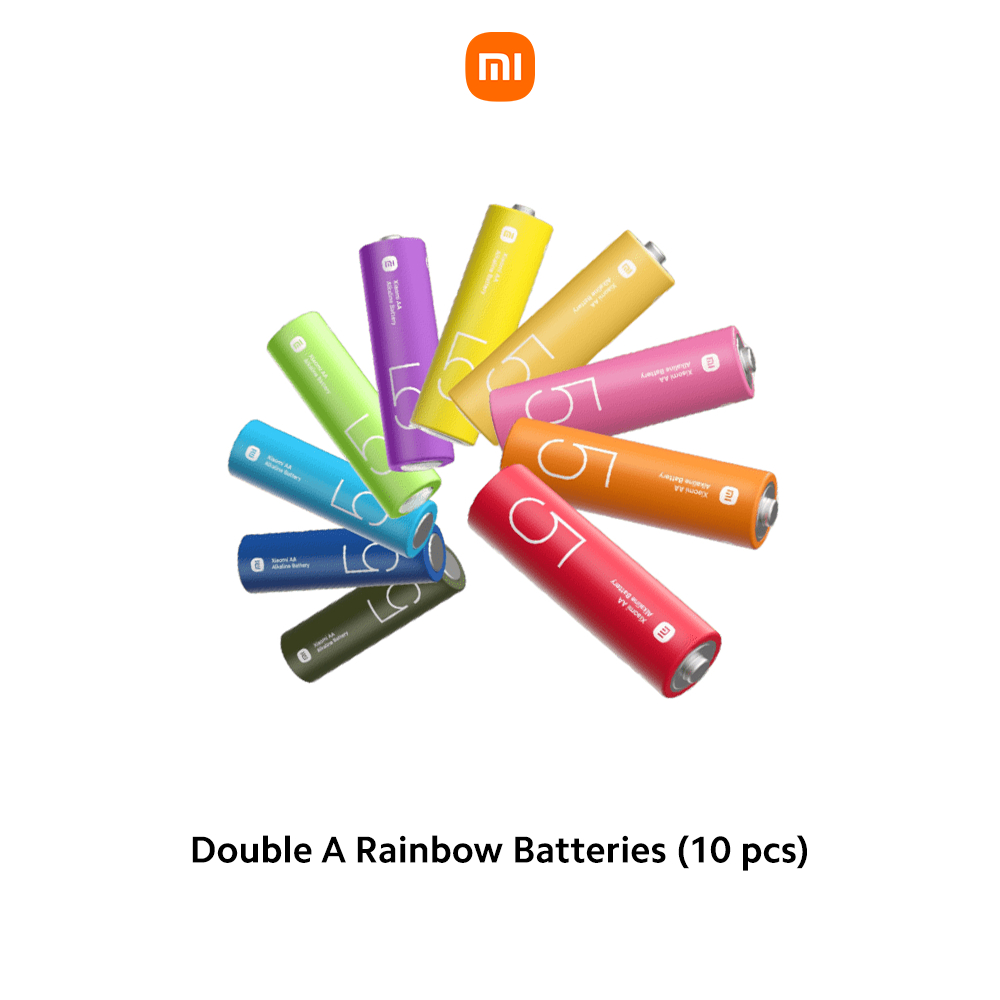 XIAOMI Triple A Rainbow Batteries (10 pcs) Shopee Philippines