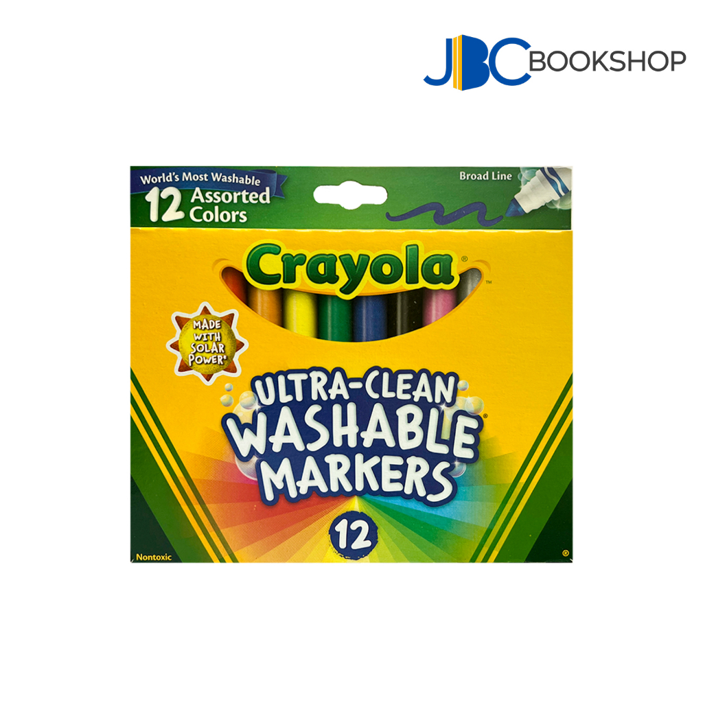 Crayola Washable Markers 12 Colors Broad Shopee Philippines