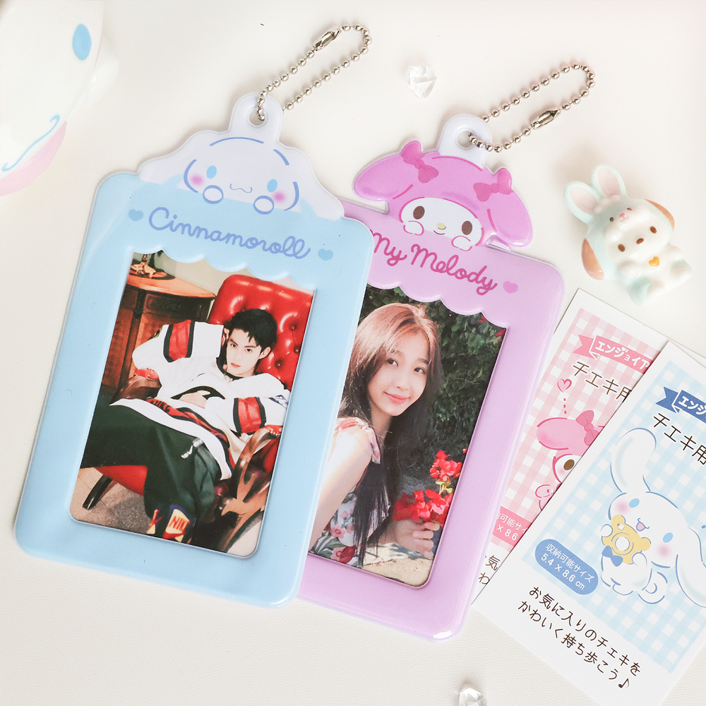 Card love cartoon Kuromi card holder / Sanrio lomo card protective ...