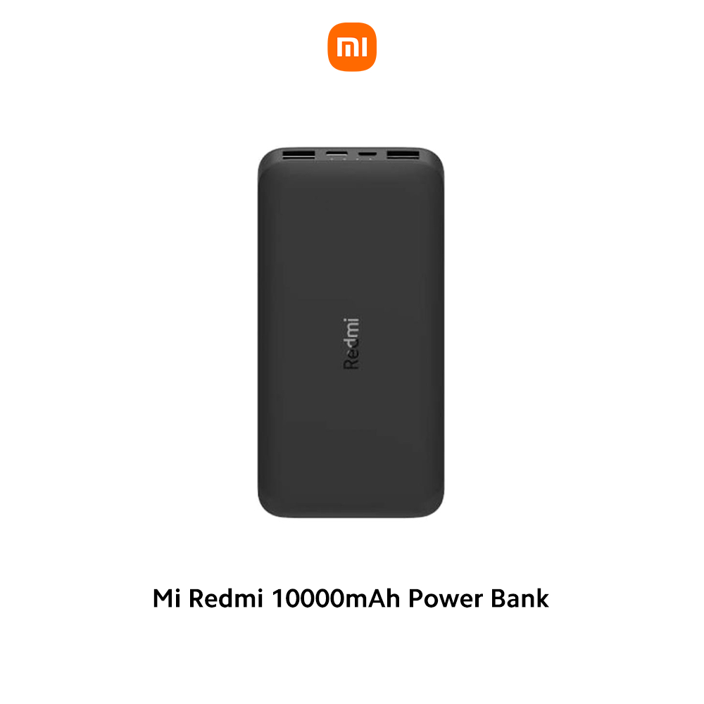 Xiaomi Mi Redmi Powerbank 10000mAh Dual Output Micro USB+USB-C Input ...