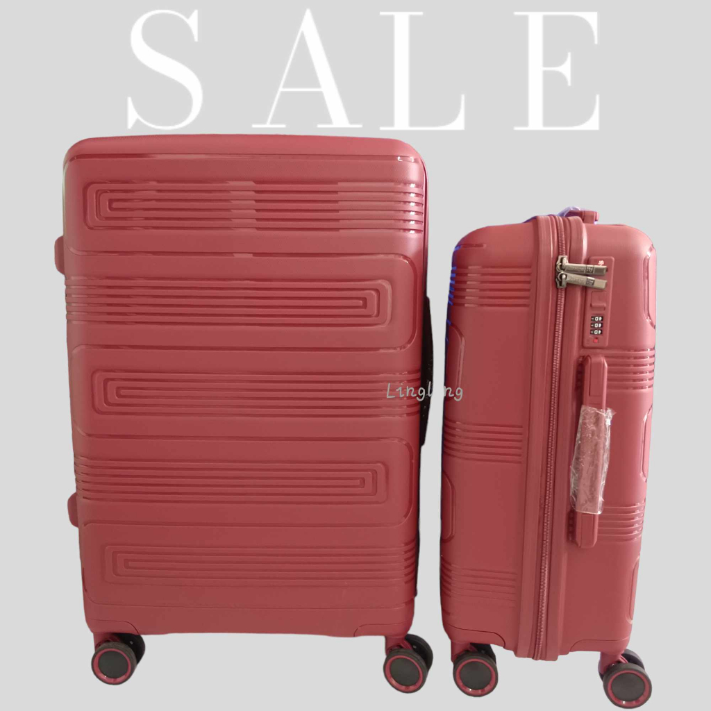 PP Luggage 25 inches 21 inches Polypropylene materials Very Lightweight  Crack resistant Flexible