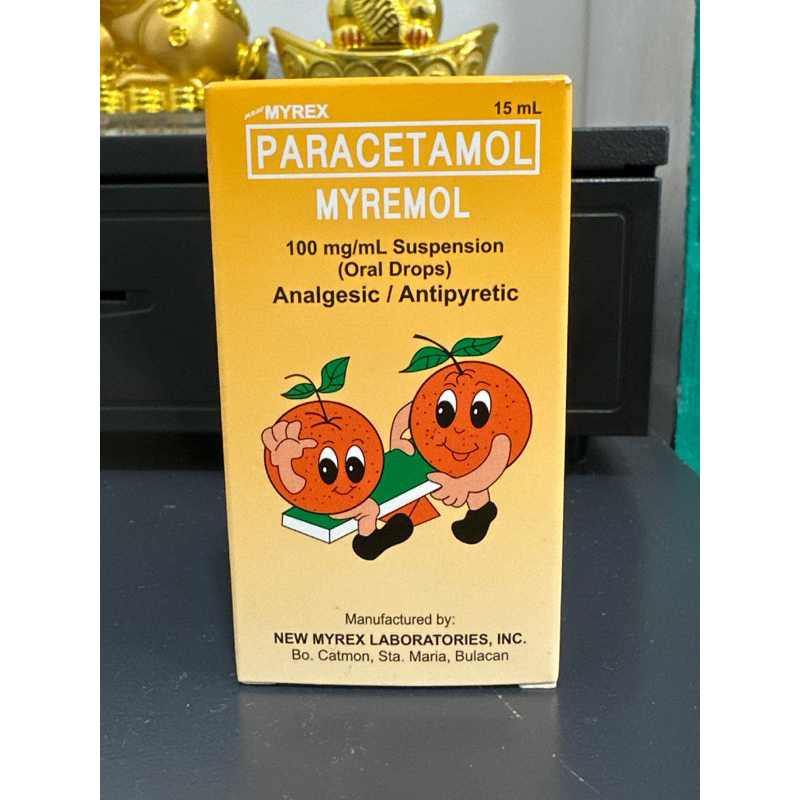 Paracetamol (Myremol) 100mg/5ml | Shopee Philippines