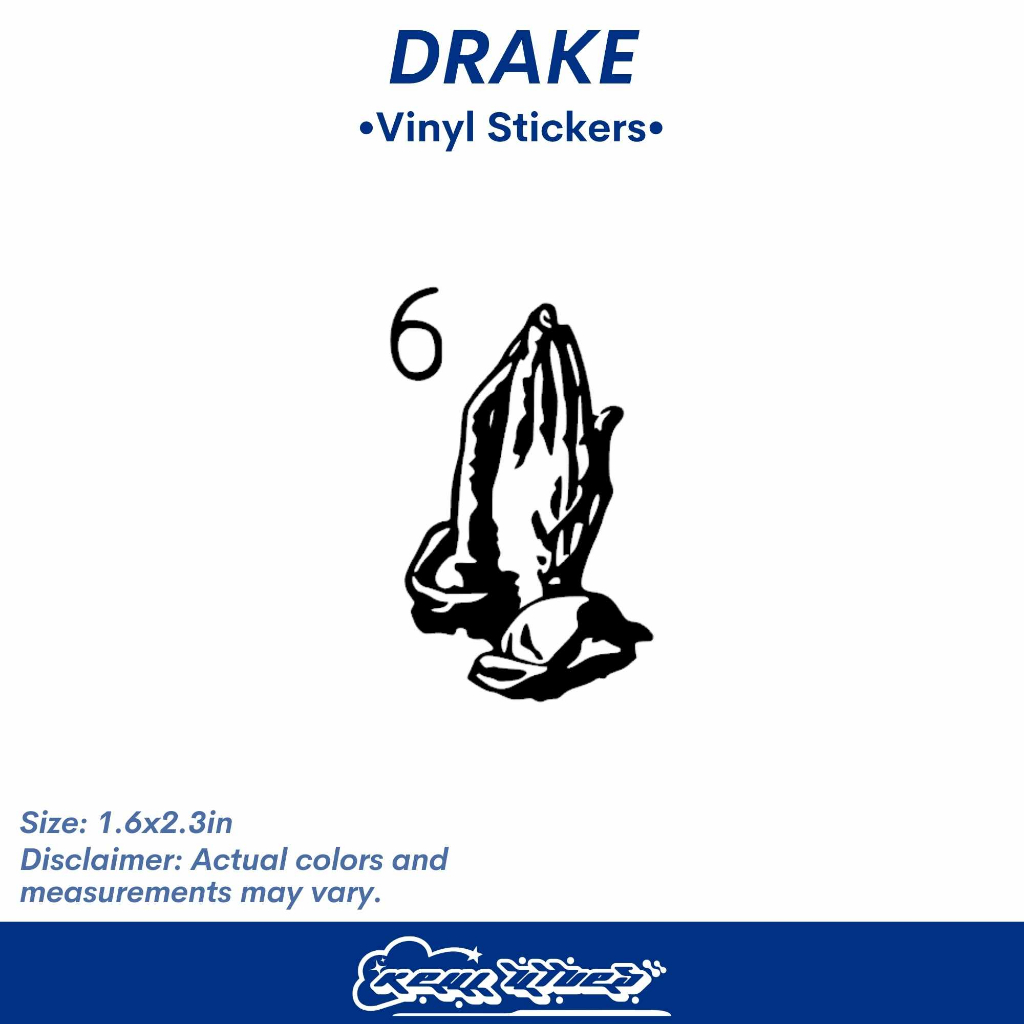 Drake sticker hotline bling artist singer rapper hiphop celebrity Vinyl ...