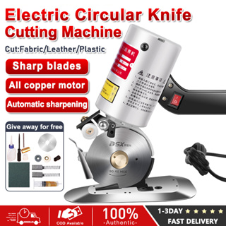 Cloth Cutting Machine Electric Rotary Fabric Cutter Scissors 70mm