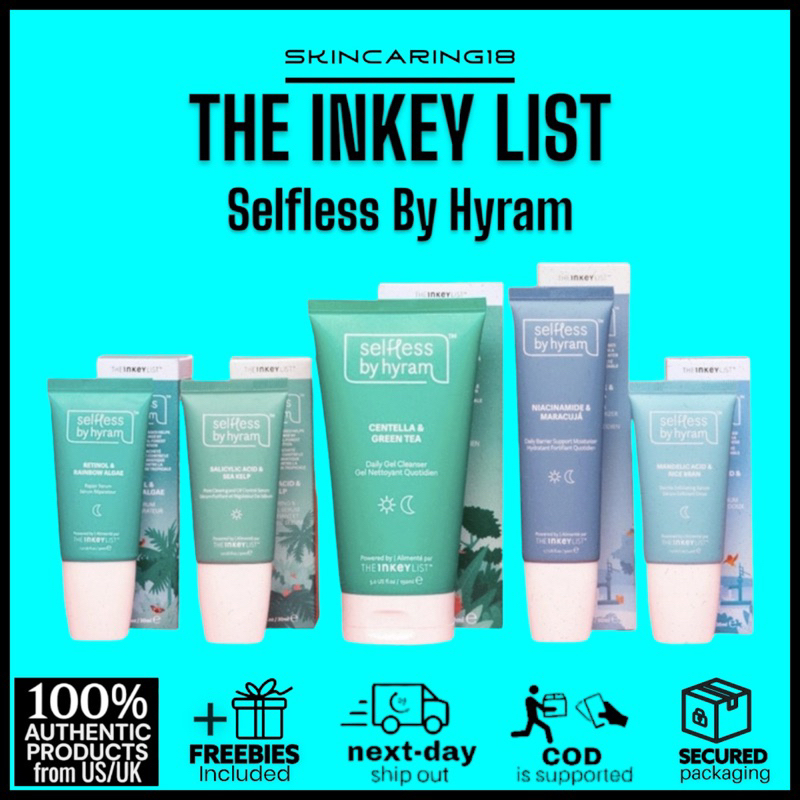 SELFLESS BY HYRAM Retinol Green Tea Cleanser Niacinamide & Maracuja Salicylic Acid Serum