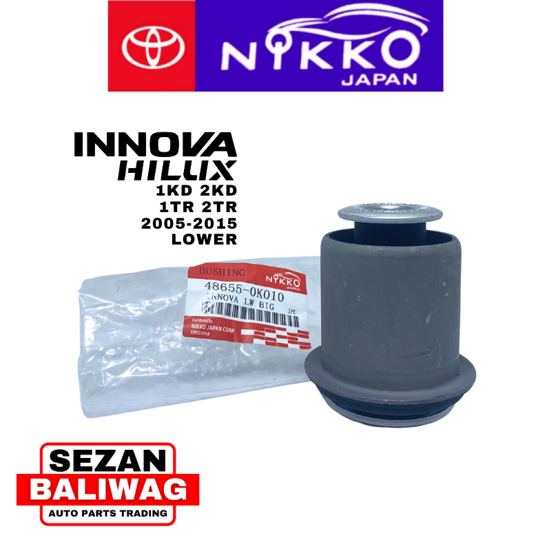 Nikko Japan Front Lower Arm Bushing Big Toyota Hilux Innova K Shopee