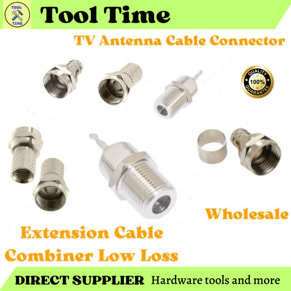TV Antenna Coaxial Cable Connector RG6 / RG59 SMA Male Female Extension