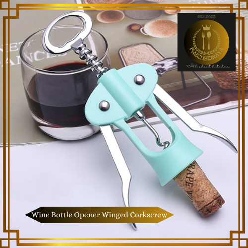 FRECUSTINAYA Wine Bottle Opener Winged Corkscrew Shopee Philippines