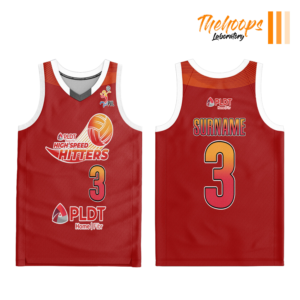 THL X PLDT Home Fibr High Speed Hitters Volleyball Full Sublimation ...
