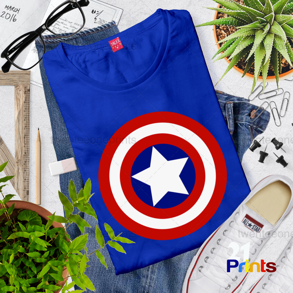 Captain America Inspired Character Shirt