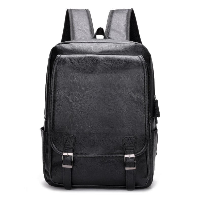 PROMAX Men's Multifunctional Backpack High Quality PU Leather Laptop ...