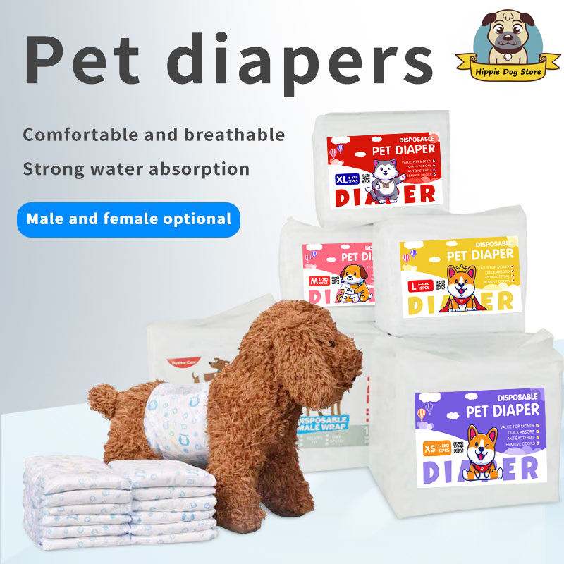 High Quality Pet Dog Diaper Disposable Male Diaper Female Dog Diaper