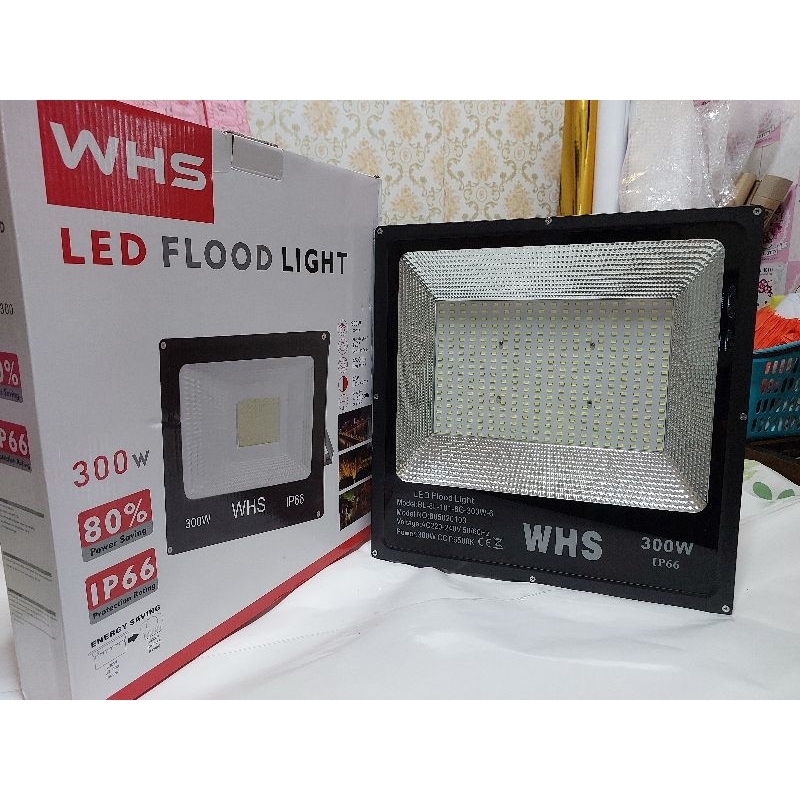 WHS Led Floodlight 220V. Super bright 100W, 200W, 300W IP66 Waterproof ...