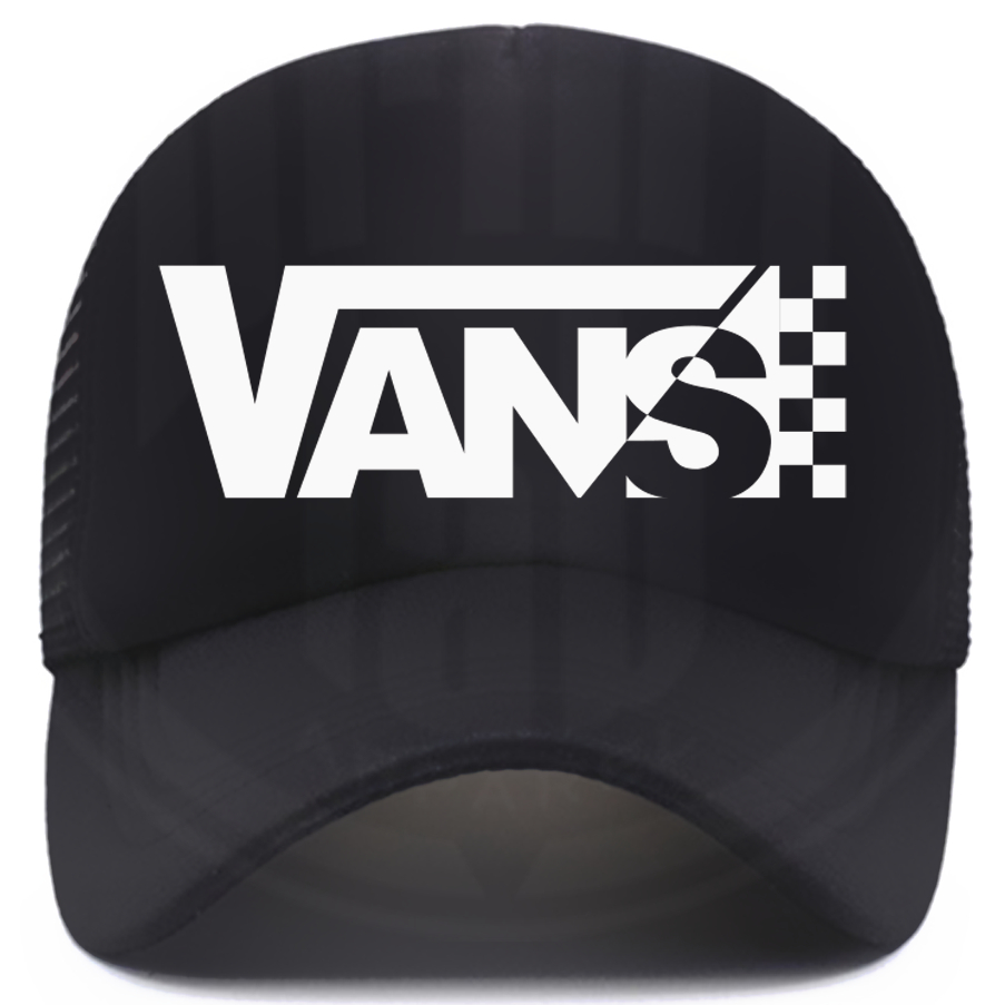 Vans Mesh Cap Net Cap Trucker Hat Baseball Cap Embossed