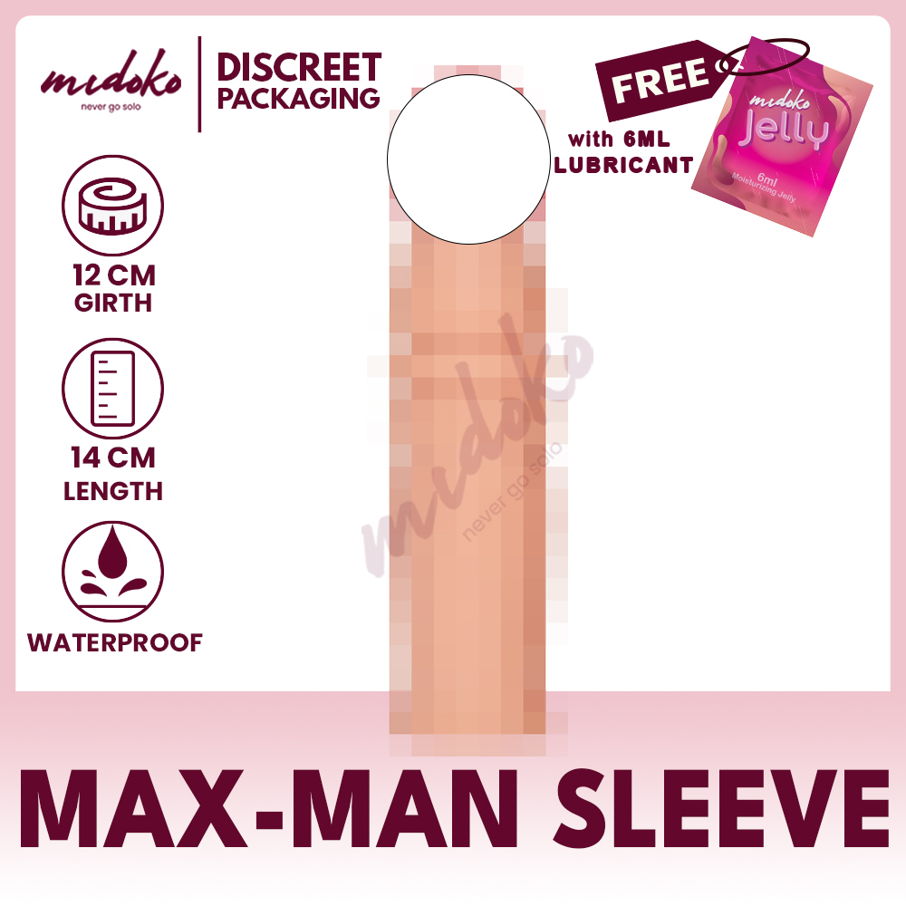 Midoko YEAIN Max-Man 1 inch Penis Extender Sleeve for Men Adult Sex Toys  for Boys Red | Shopee Philippines