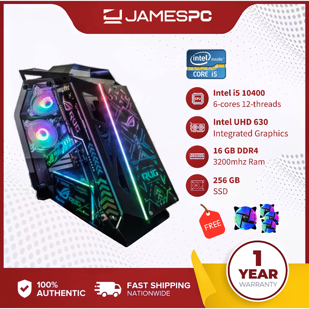 JAMESPC Intel i5 10th Gen 16G&8GB DDR4 Intel UHD Graphics 256 SSD ...