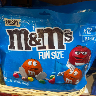 M&M 's FUN SIZE Chocolate/Peanut 13.5g X 13pkts