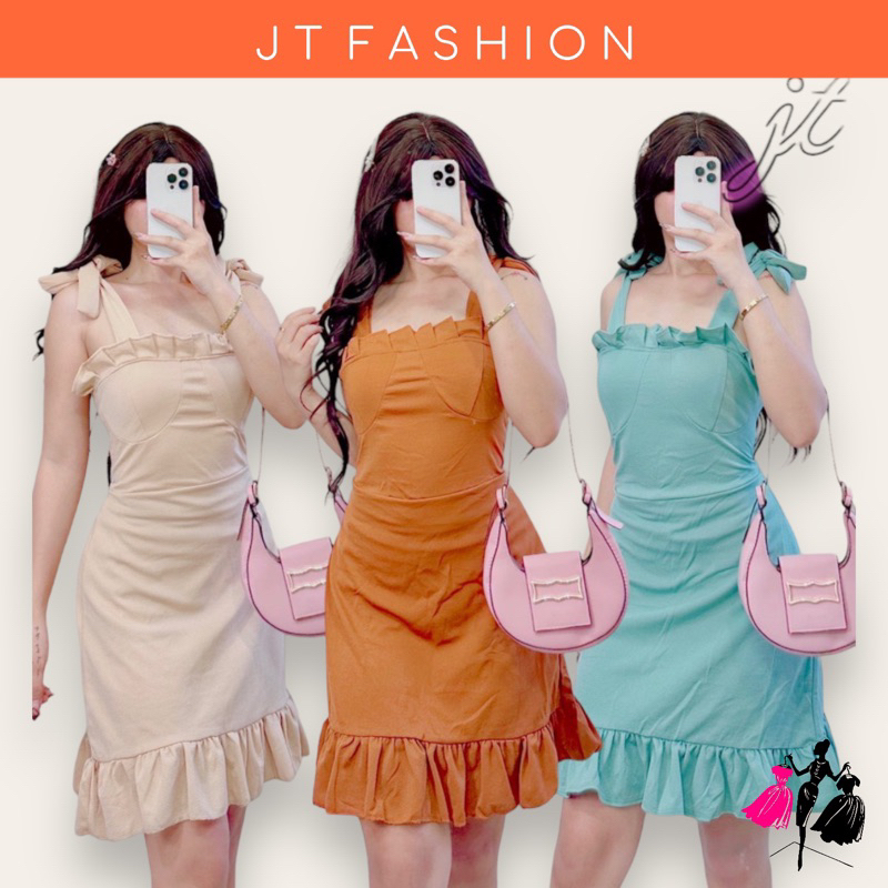 JT Lily Ruffles Dress | Shopee Philippines