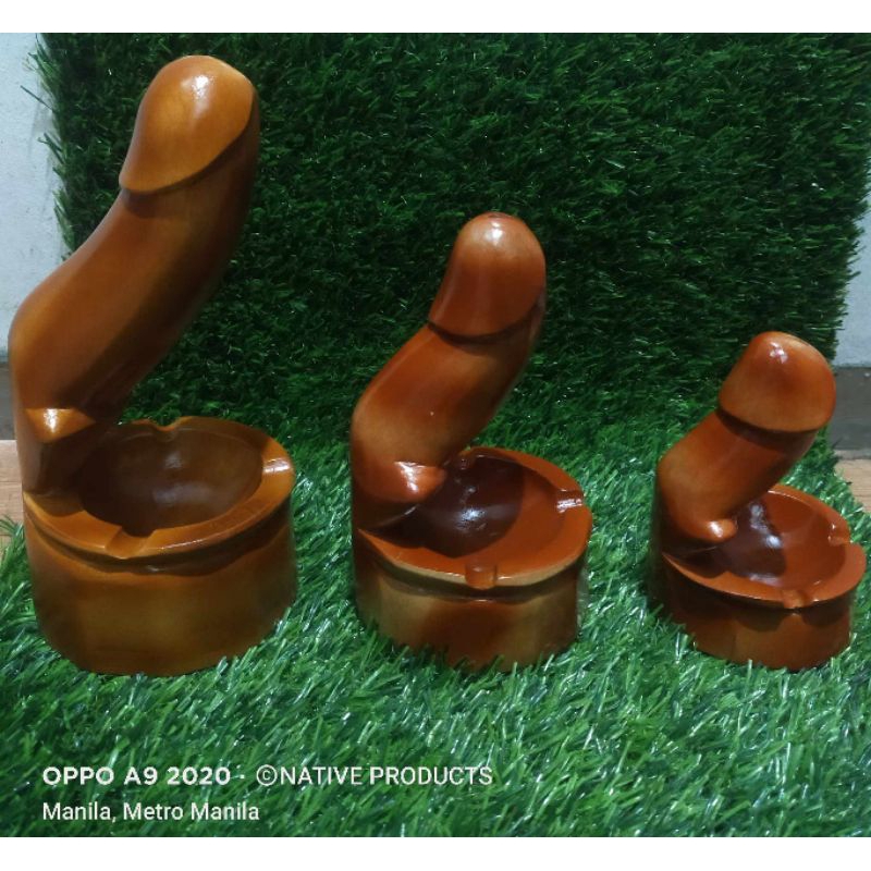 Wooden Bird Ashtray Baguio Philippine Souvenir Shopee Philippines