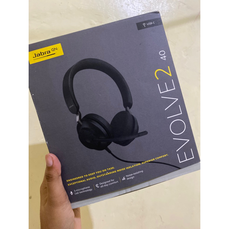 Jabra Evolve2 40 - Engineered to keep you on task. Exceptional audio,  outstanding noise isolation, superior comfort.