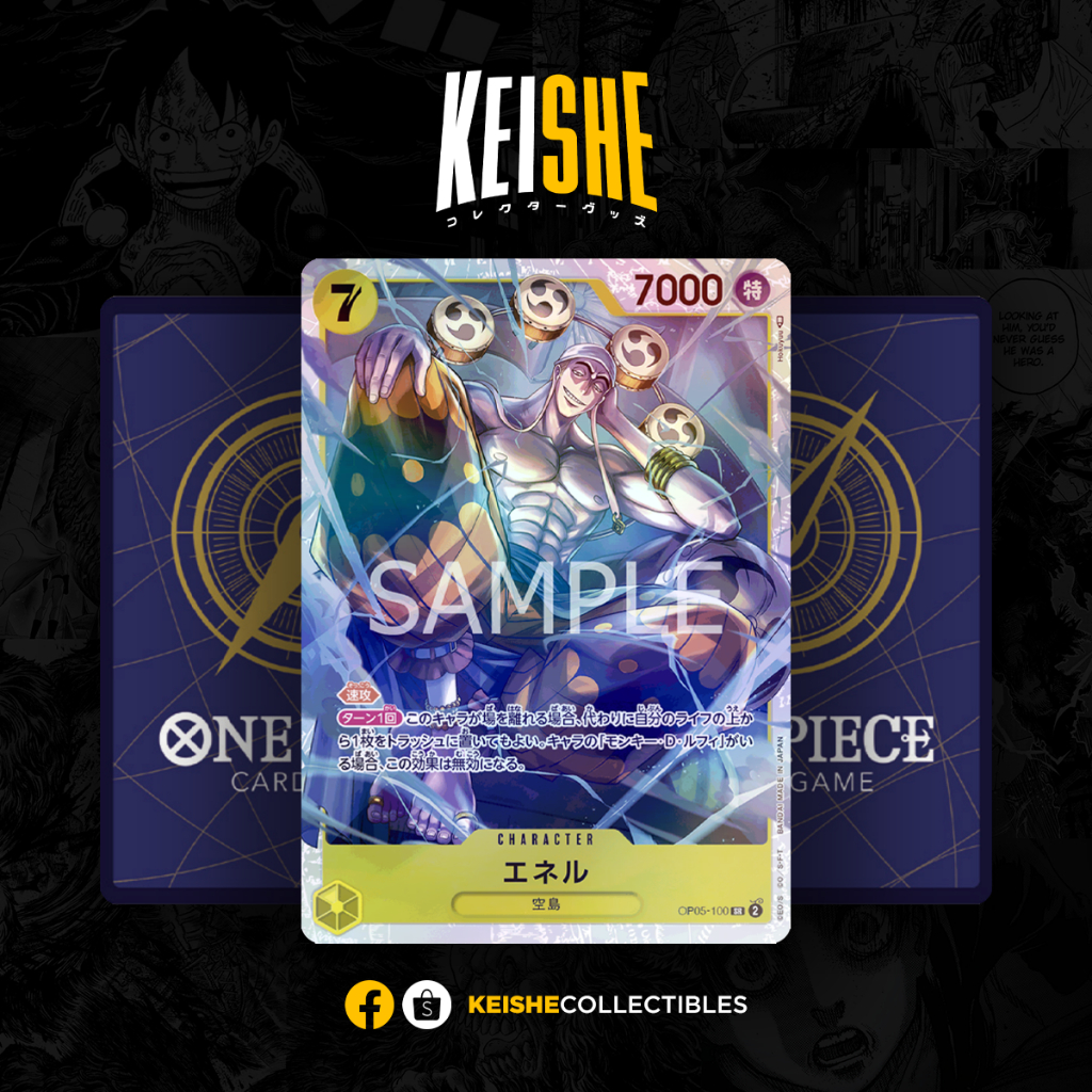 One Piece Card Game Enel (SR) (OP05) (Japanese) (Anime) Shopee