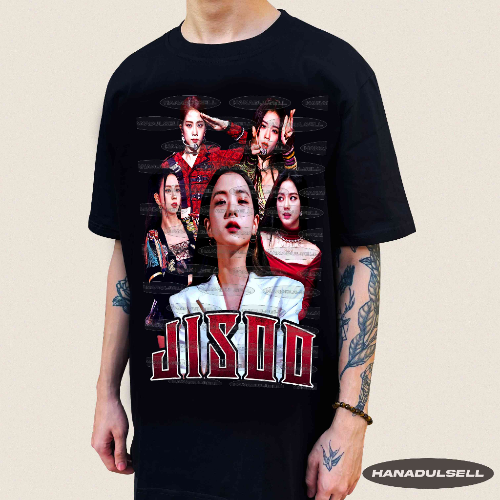 Blackpink Jisoo Korean Vintage Bootleg Oversized Unisex KPOP