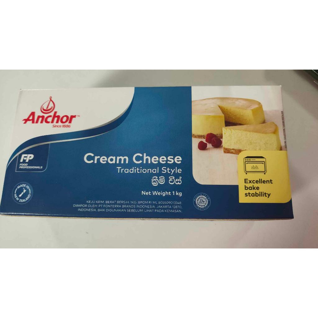 Anchor Cream Cheese Traditional Style 1kg. Shopee Philippines