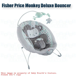 Fisher price monkey deluxe hot sale bouncer