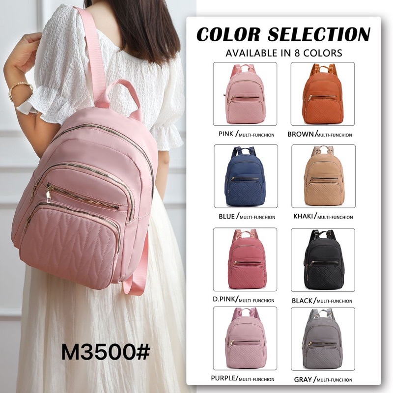 Korean fashion backpack cute design Simple Design | Shopee Philippines