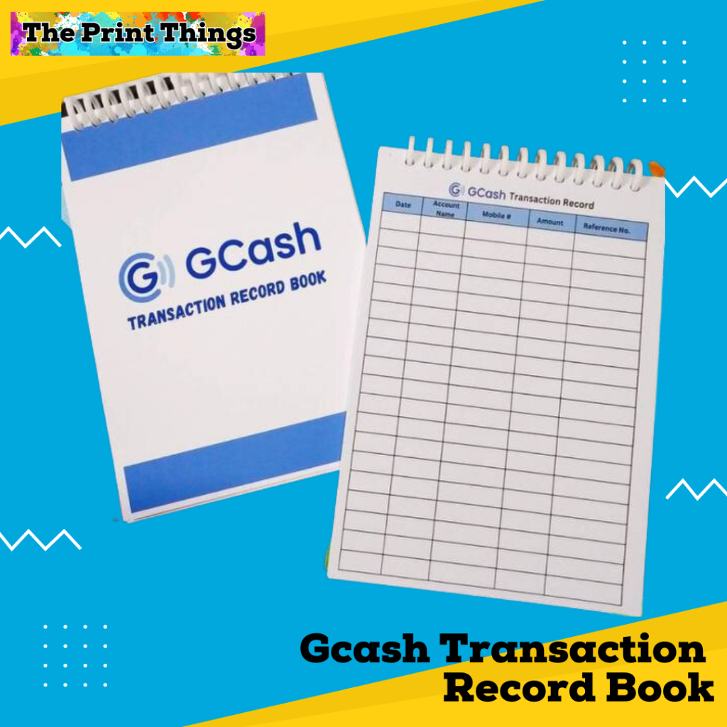 Gcash Transaction Record Book Shopee Philippines 4532