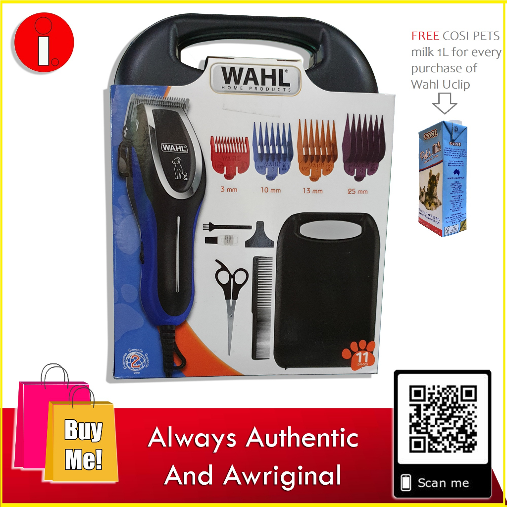 WAHL u clip dog cat pet grooming clipper (USA 220v) w FREE COSI