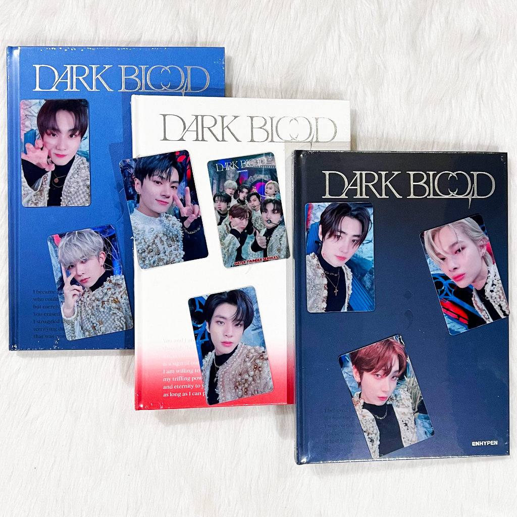 ENHYPEN Sunoo Dark Blood Sacrifice Broadcast Photocard Photo Card