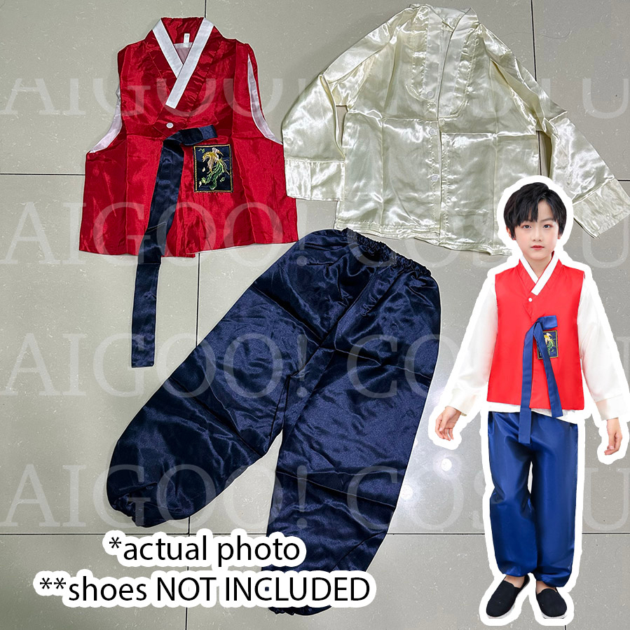 United Nations Korea Boy Costume for Kids UN Cosplay Korean Traditional