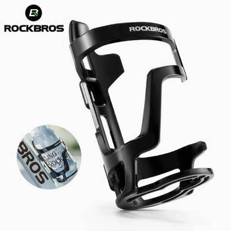ROCKBROS Bike Water Bottle Holder Lightweight Cage Slide Entry Bicycle