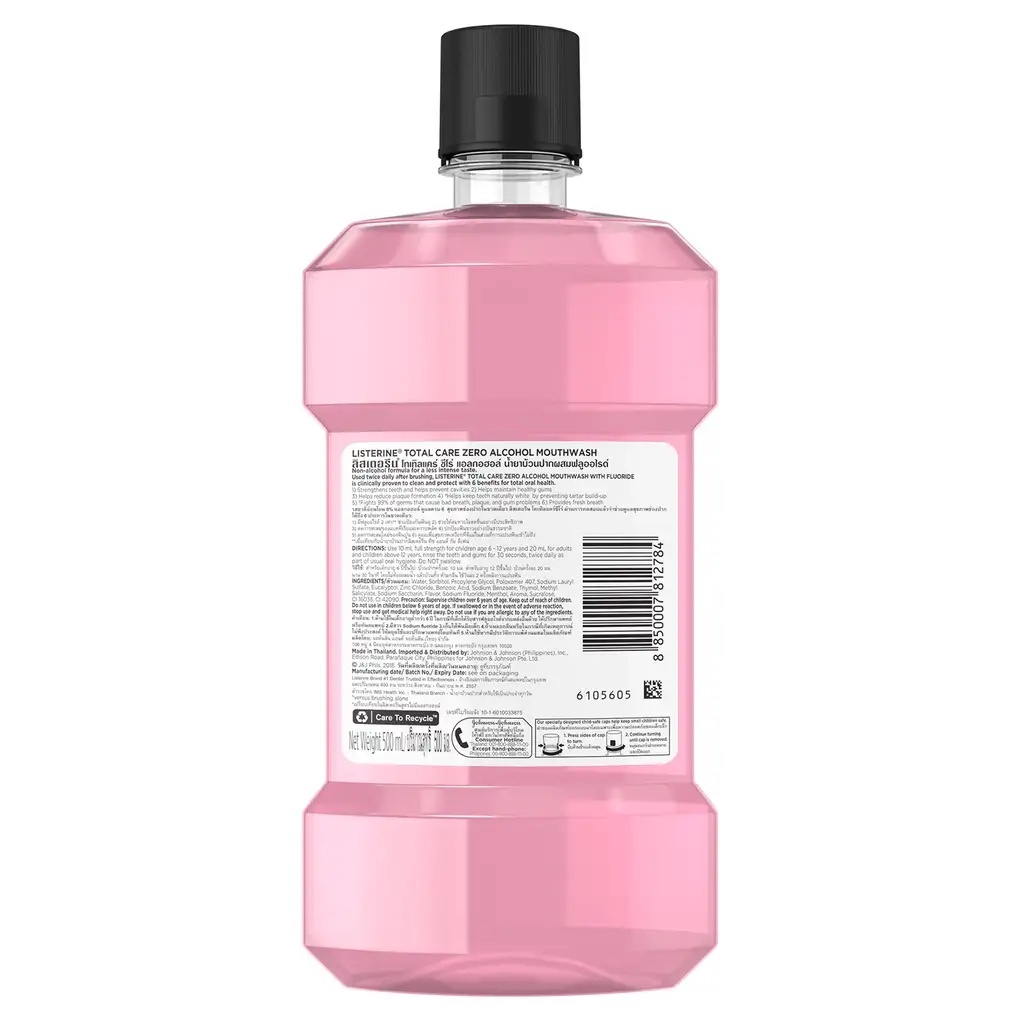 Listerine Total Care Healthy Mouth Wash 10 in 1 Complete Protection ...