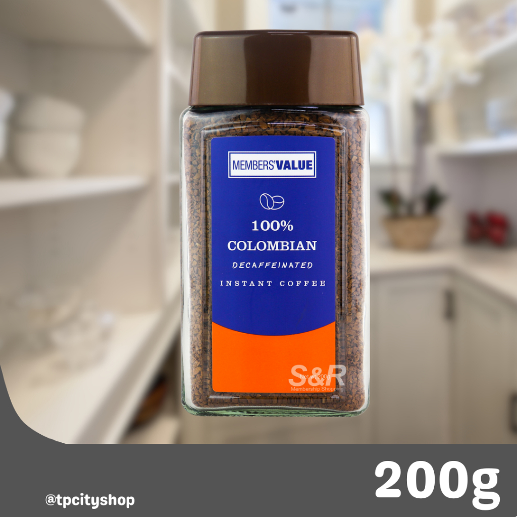 Member's Value Decaffeinated Instant Coffee 200g Shopee Philippines