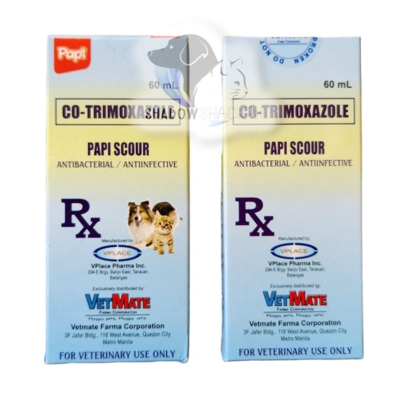 Papi Scour Antibacterial Oral Suspension for Dogs and Cats (60ml
