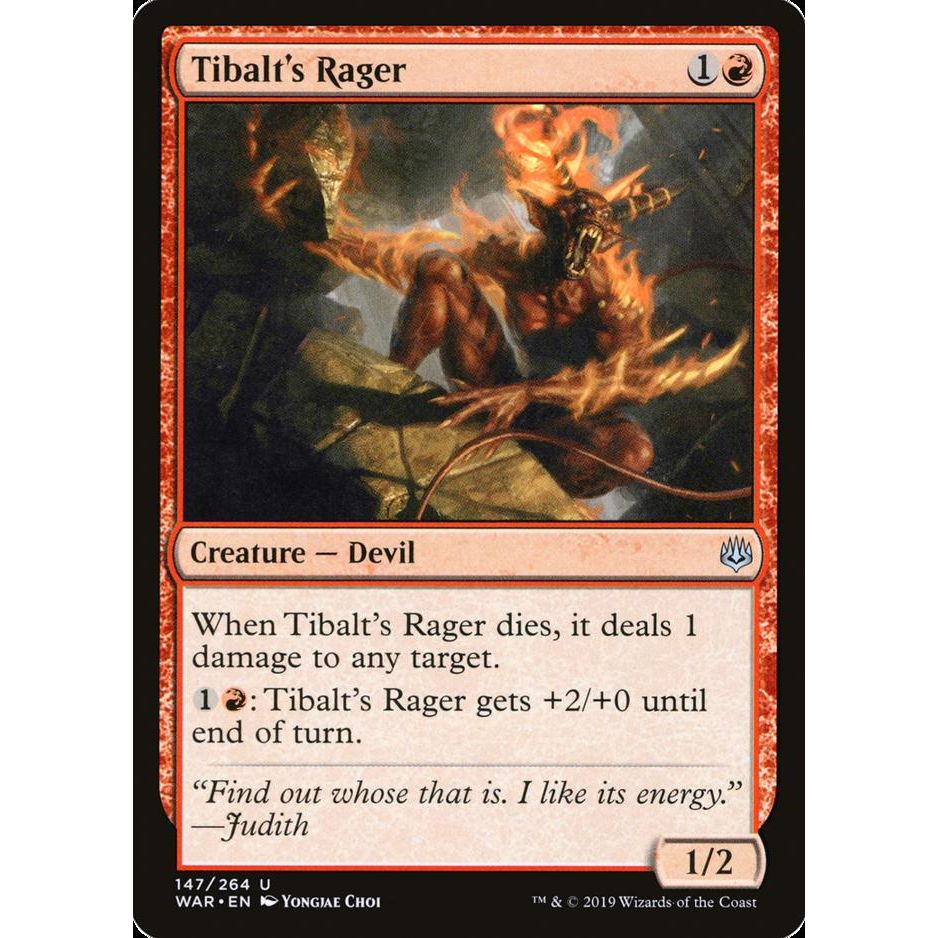 Magic the Gathering | Tibalt's Rager | Shopee Philippines