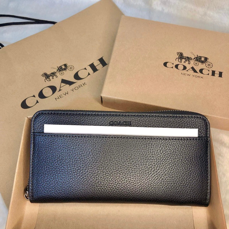 Coache Long Wallet for MEN - Mirror Quality | Shopee Philippines