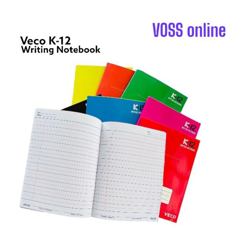 Veco K12 Writing Notebook 6.5" x 8.5", 80 leaves Shopee Philippines