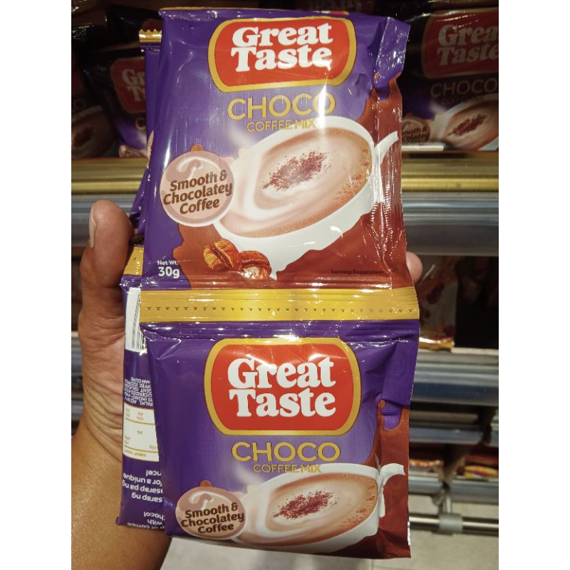 Great Taste Choco Coffee Mix 30g.×6 sachet | Shopee Philippines