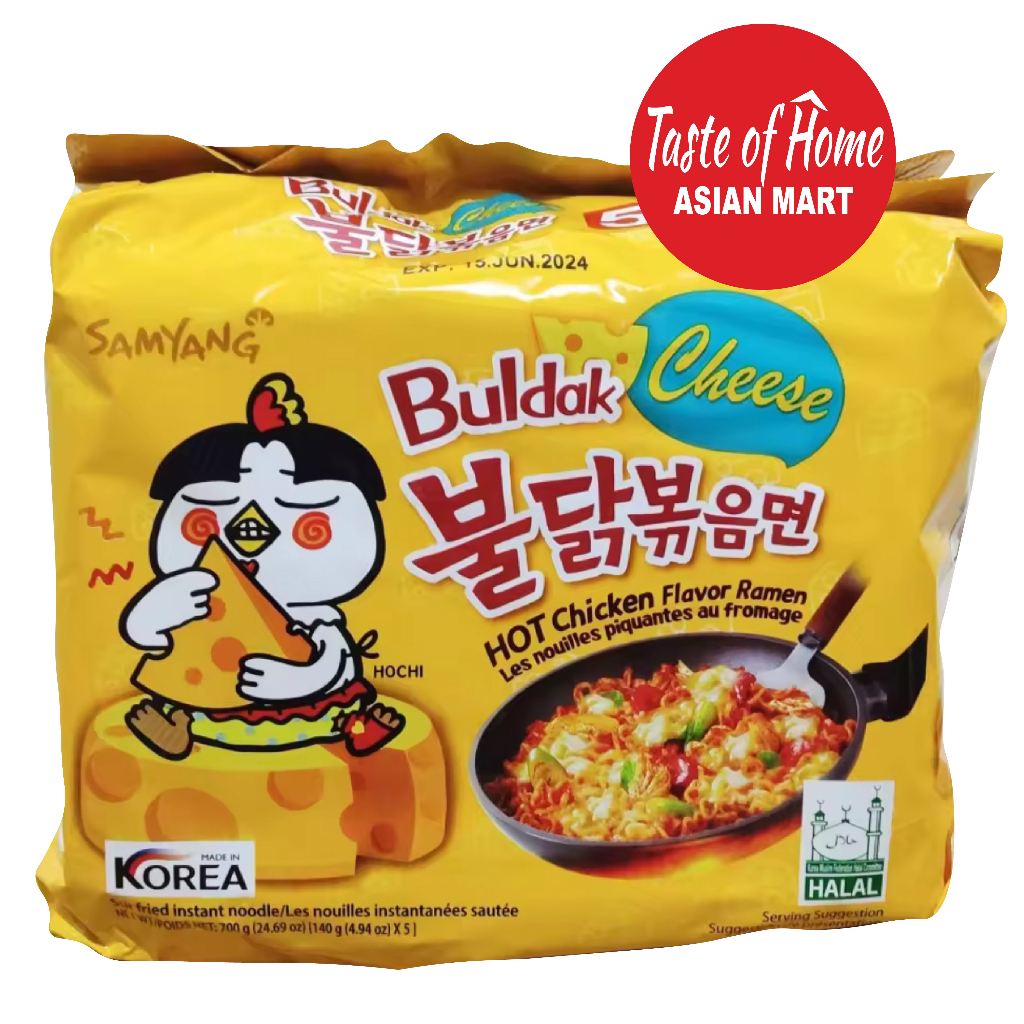 Samyang Buldak Korean Ramen (Cheese and Carbonara) 700g Perfect with