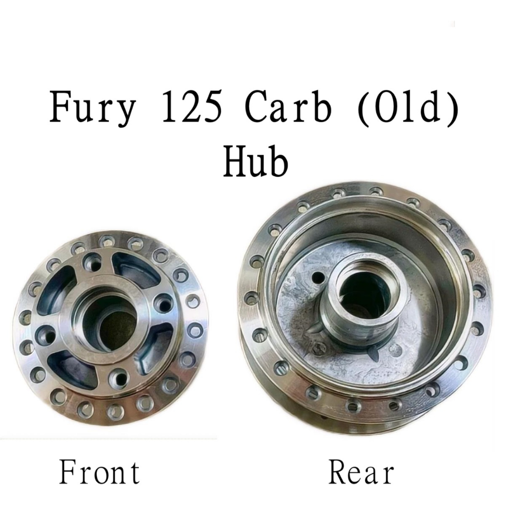 Motorcycle Front + Rear Hub - Fury 125 Carb. (Old) | Shopee Philippines
