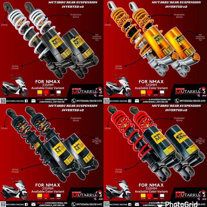 MUTARRU INVERTED SHOCK AEROX / NMAX / PCX | Shopee Philippines