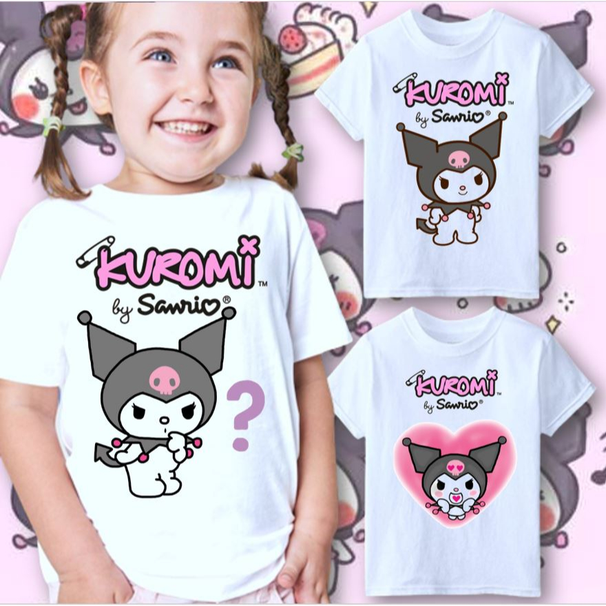 KUROMI batch 2 KIDS Shirt MM 0-12 years old Graphic Printed T-shirt ...